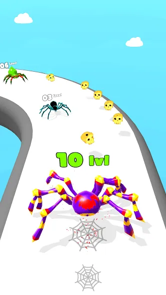 Insect Run — Spider Evolution (Инсект Эволюшн Ран) [MOD: Много монет/Энергии] - Скриншот 2