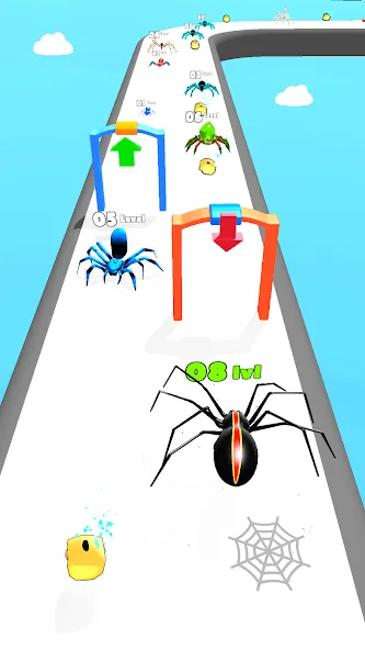 Insect Run — Spider Evolution (Инсект Эволюшн Ран) [MOD: Много монет/Энергии] - Скриншот 5