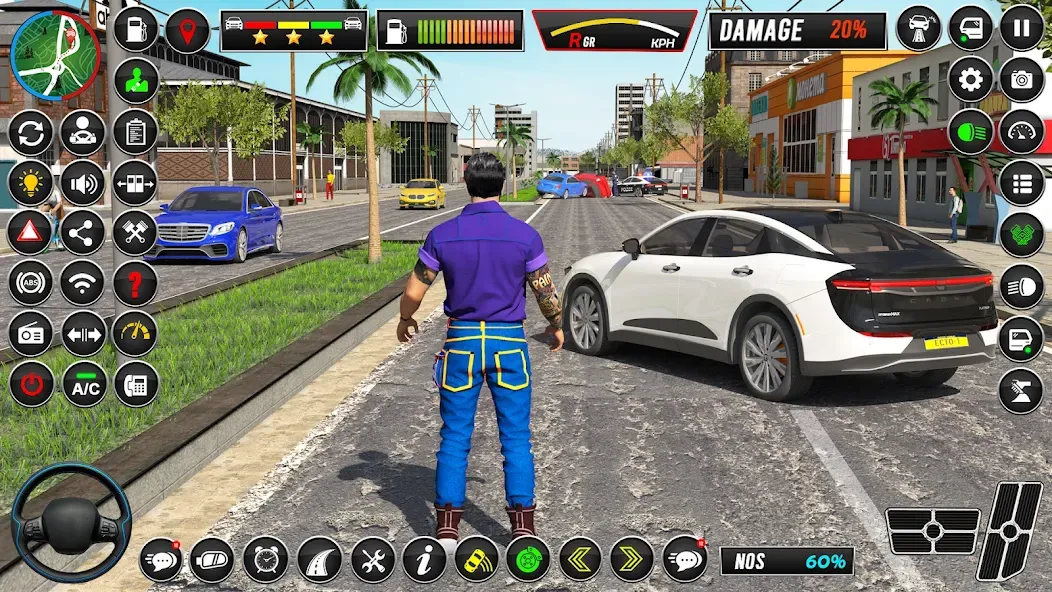 Driving School - Car Games 3D [МОД: Все открыто, Дополнительные деньги и Меню MOD] Screenshot 1