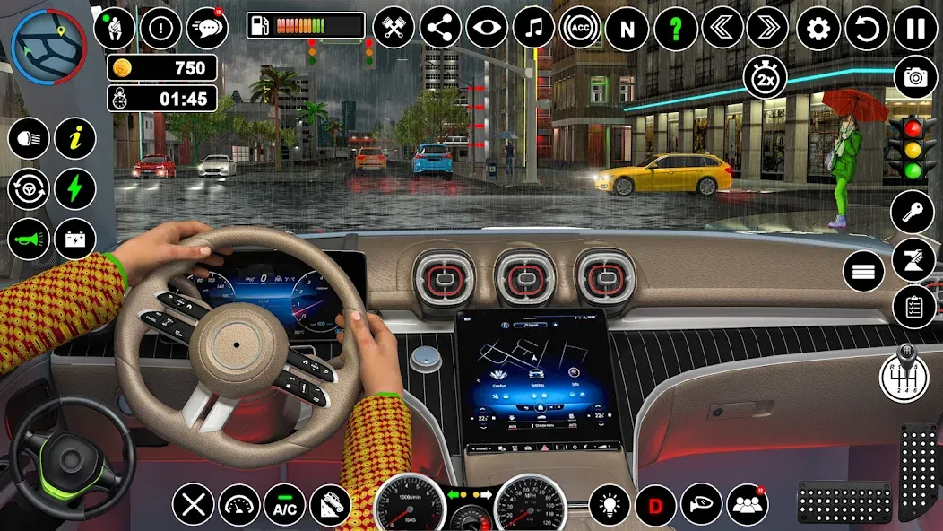 Russian Taxi Driving Simulator [МОД: Бесконечные деньги, Монеты и Мега MOD] Screenshot 1