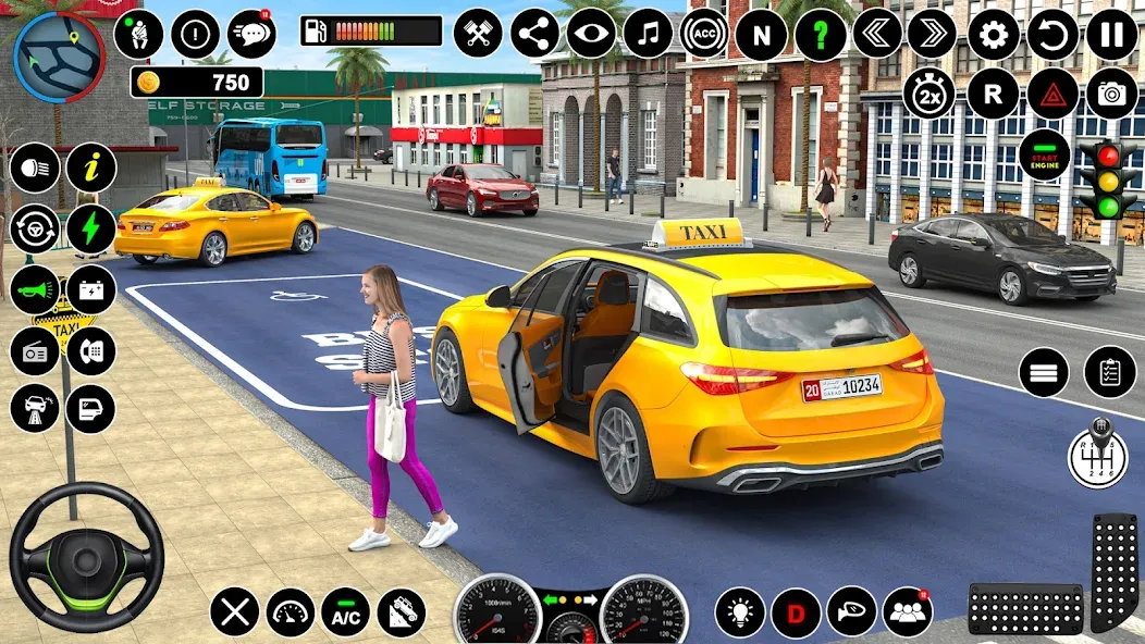 Russian Taxi Driving Simulator [МОД: Бесконечные деньги, Монеты и Мега MOD] Screenshot 4