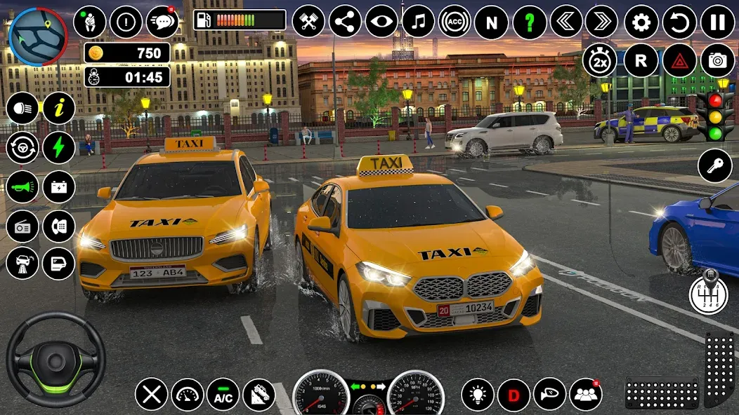 Russian Taxi Driving Simulator [МОД: Бесконечные деньги, Монеты и Мега MOD] Screenshot 5