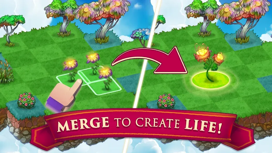 Merge Dragons! [МОД: Меню, Бесконечные монеты и Открытые уровни] Screenshot 1