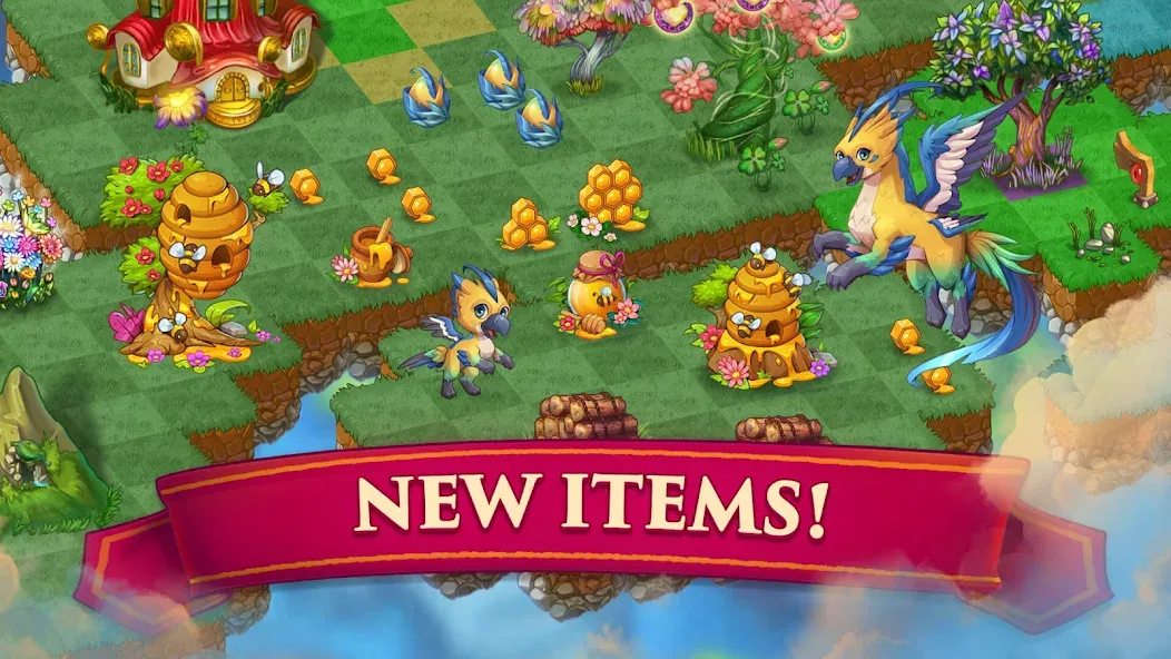 Merge Dragons! [МОД: Меню, Бесконечные монеты и Открытые уровни] Screenshot 5