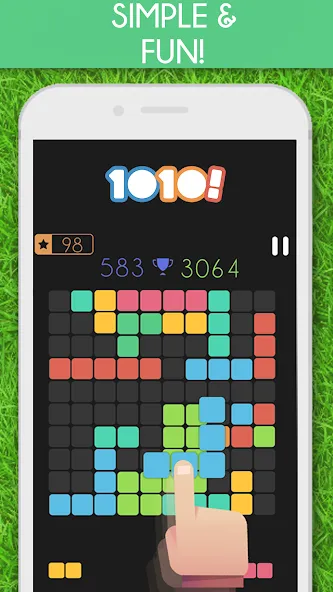 1010! Block Puzzle Game [МОД: Много денег, Монет и Все открыто] Screenshot 4