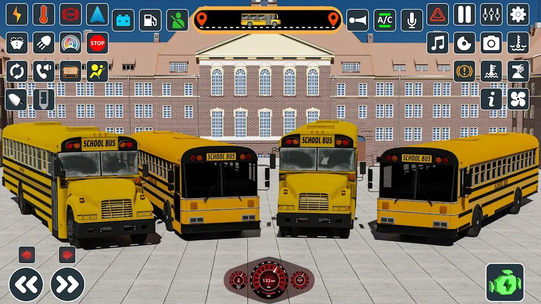 School Bus 3d : City Bus Games (Школьный автобус симулятор игры на автобусе) [МОД: Много денег, Монет и Все открыто] Screenshot 1