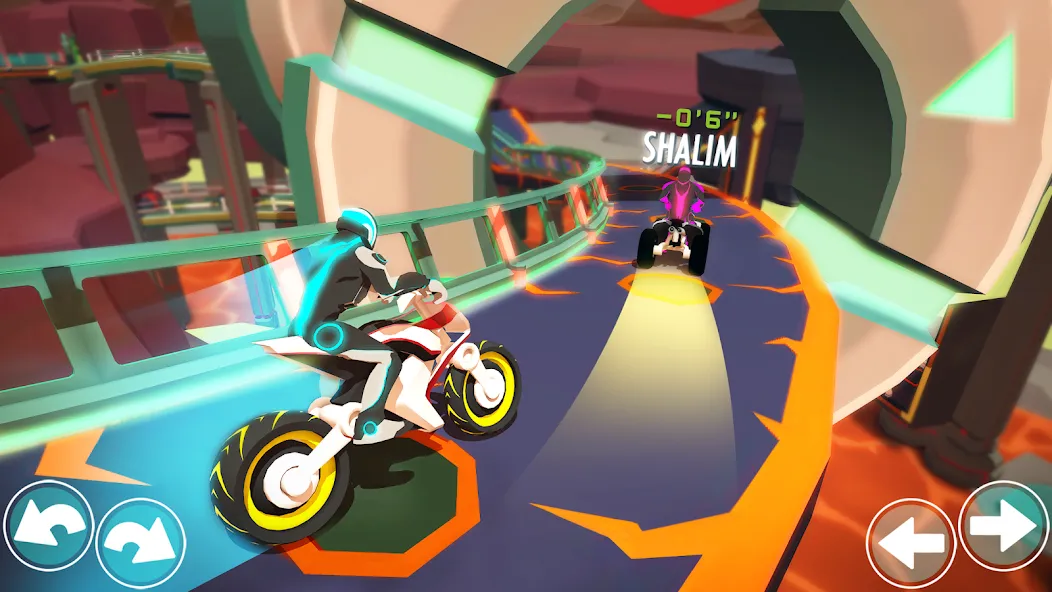 Gravity Rider: Space Bike Race (Гравити Райдер) [МОД: Много монет, Открытые уровни и Мега MOD] Screenshot 4