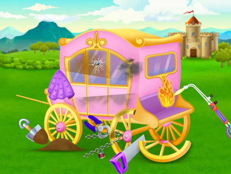 Princess house cleaning advent [МОД: Много денег, Монет и Все открыто] Screenshot 2