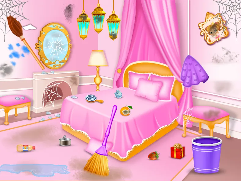 Princess house cleaning advent [МОД: Много денег, Монет и Все открыто] Screenshot 4