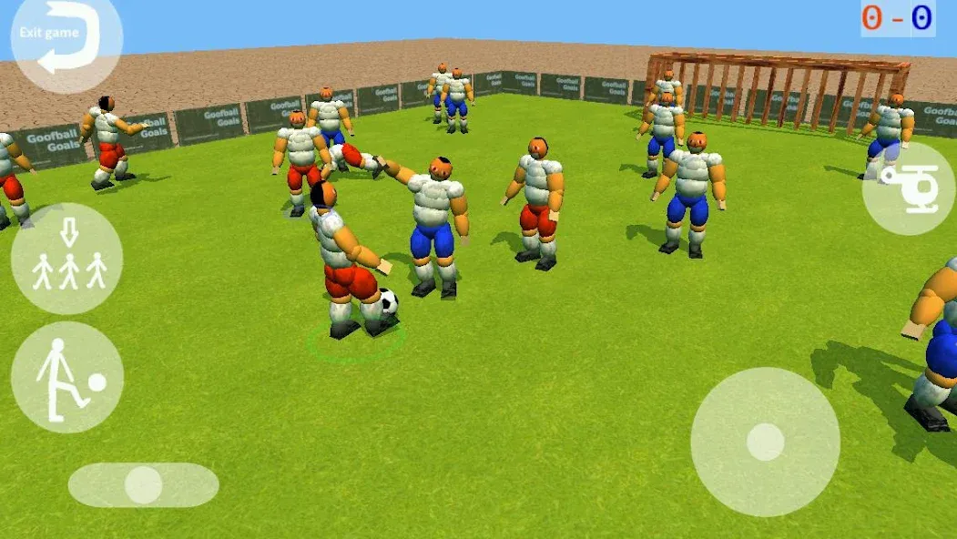 Goofball Goals Soccer Game 3D (Гуфбол Голз Соккер Гейм 3Д) [МОД: Много денег, Монет и Все открыто] Screenshot 1