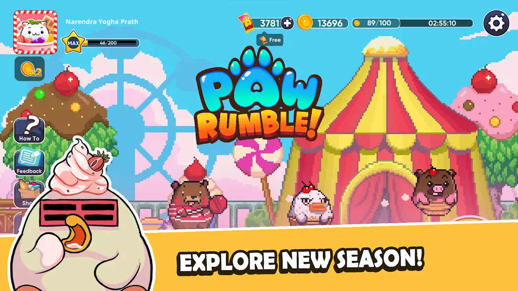 Paw Rumble (Пав Рамбл) [МОД: Меню, Бесконечные монеты и Открытые уровни] Screenshot 5