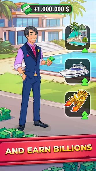 Rich Inc. Business & Idle Life [МОД: Деньги, Монеты и Меню MOD] Screenshot 2