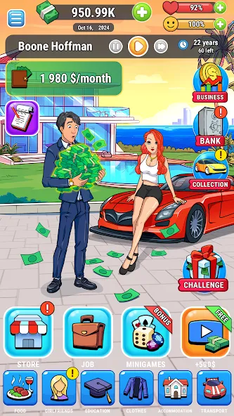 Rich Inc. Business & Idle Life [МОД: Деньги, Монеты и Меню MOD] Screenshot 5