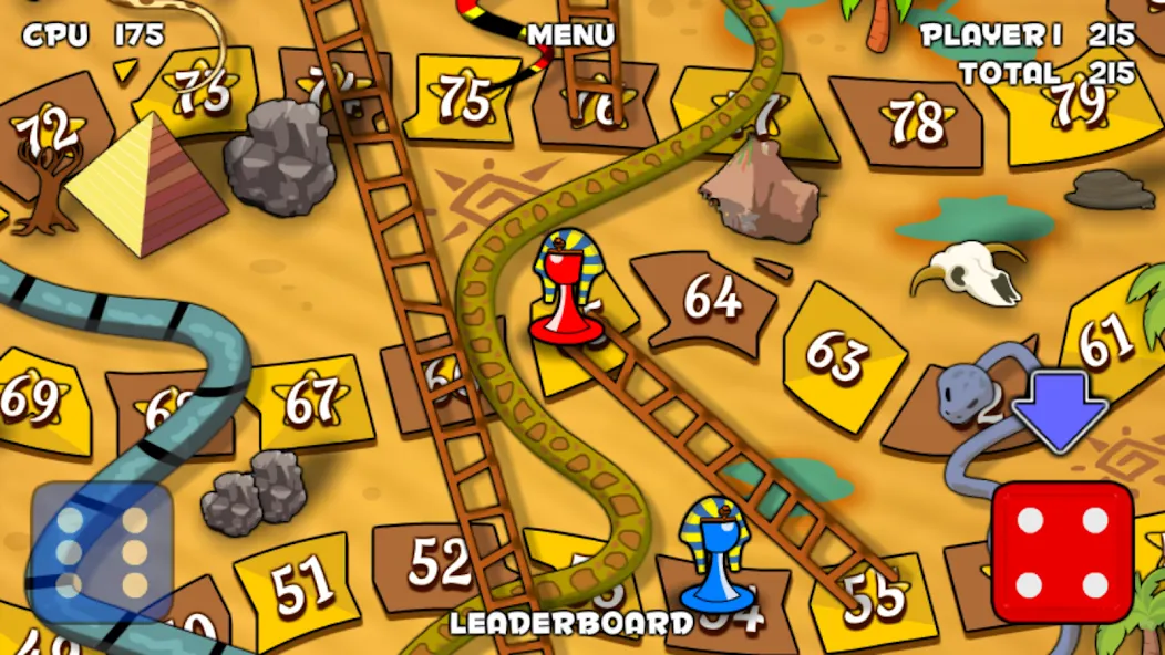 Snakes and Ladders (Змеи и лестницы) [МОД: Много денег, Монет и Все открыто] Screenshot 1