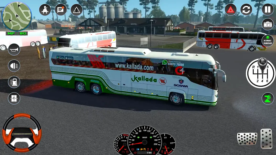 Bus Simulator 2023 - City Bus [МОД: Бесконечные деньги, Монеты и Мега MOD] Screenshot 5