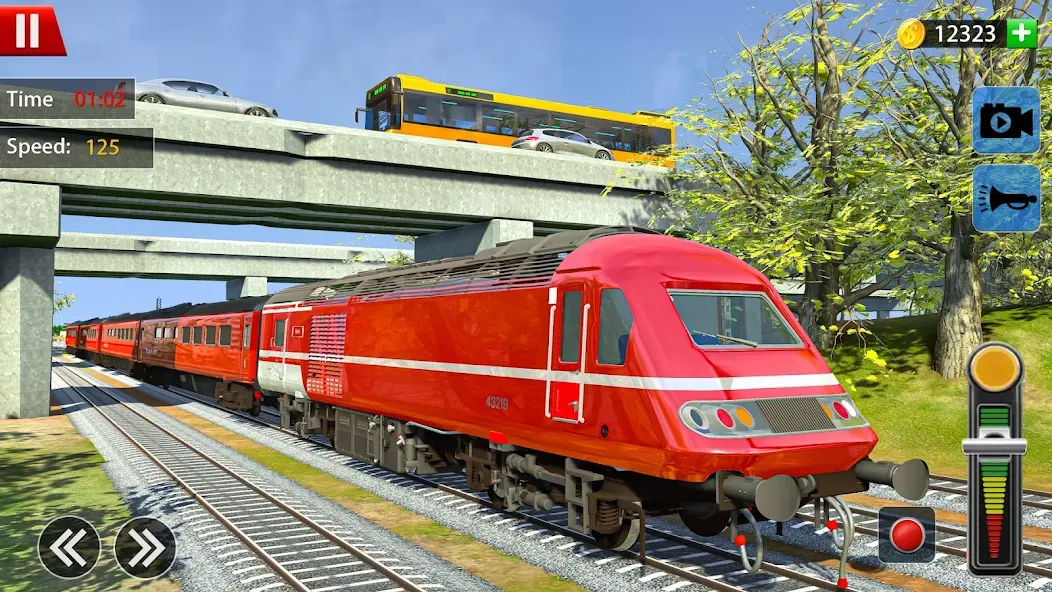 Train Driver Simulator Game [МОД: Много монет, Открытые уровни и Мега MOD] Screenshot 1