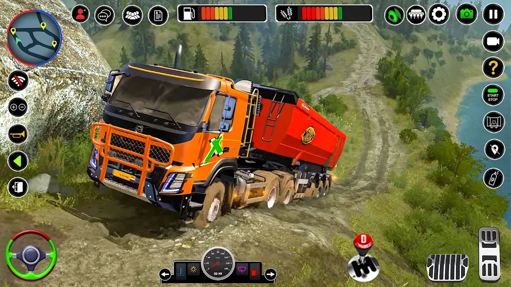Offroad Mud Truck Simulator 3D [МОД: Много денег, Монет и Все открыто] Screenshot 3