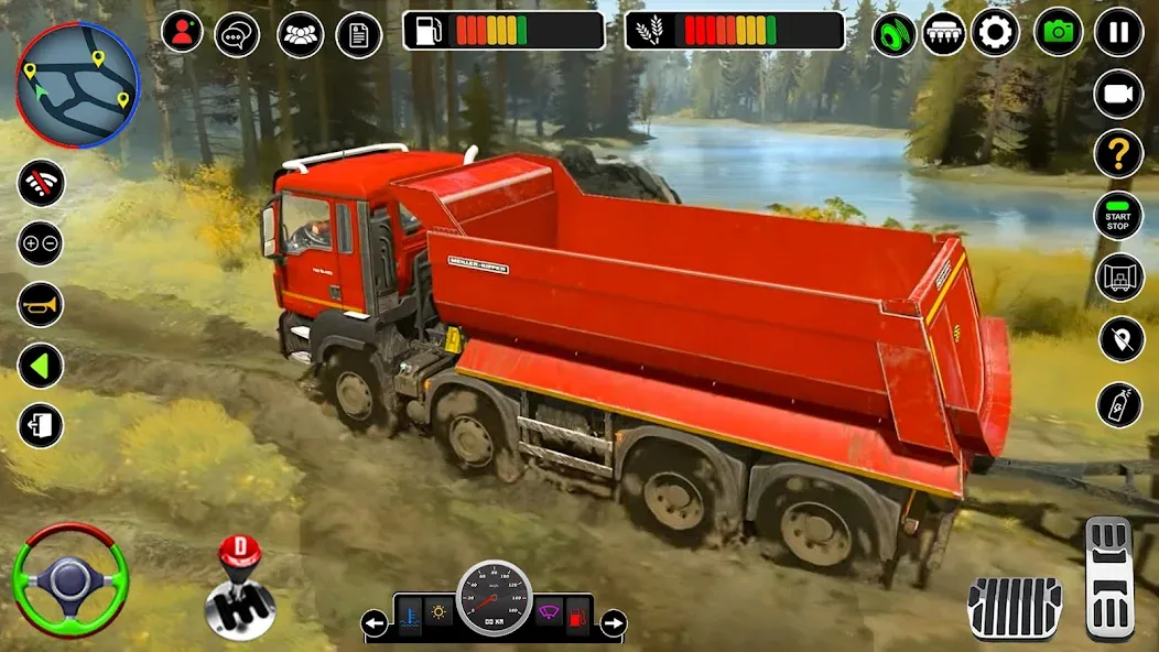 Offroad Mud Truck Simulator 3D [МОД: Много денег, Монет и Все открыто] Screenshot 4