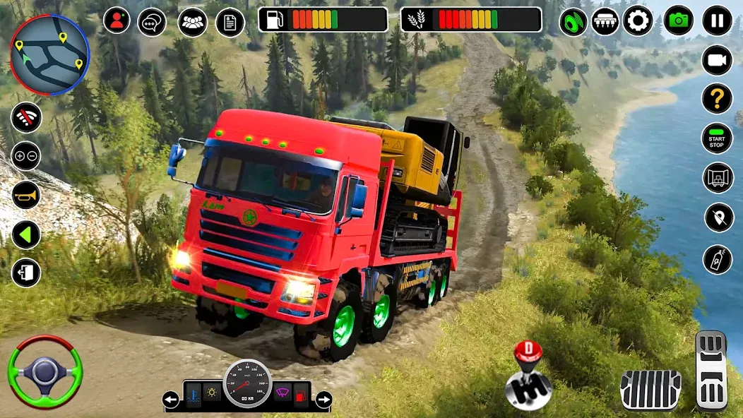 Offroad Mud Truck Simulator 3D [МОД: Много денег, Монет и Все открыто] Screenshot 5
