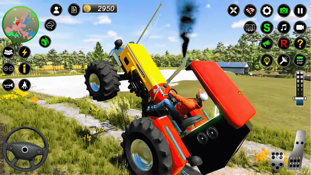 Real Farmer Tractor Drive Game (Фармер Трактор 3Д Фермерские Игры) [МОД: Меню, Бесконечные монеты и Открытые уровни] Screenshot 1