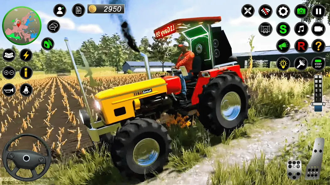 Real Farmer Tractor Drive Game (Фармер Трактор 3Д Фермерские Игры) [МОД: Меню, Бесконечные монеты и Открытые уровни] Screenshot 3
