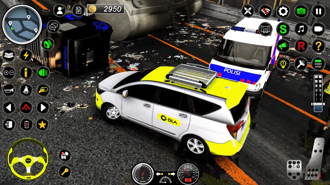 City Taxi Games Taxi Simulator (Русские такси игры на автомобилях) [MOD: Бесконечные деньги] - Скриншот 2