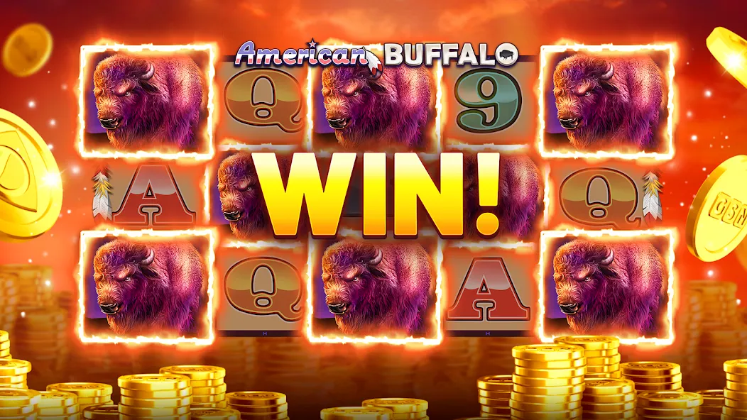 GSN Casino: Slot Machine Games (ГСН Казино) [МОД: Много монет, Открытые уровни и Мега MOD] Screenshot 1