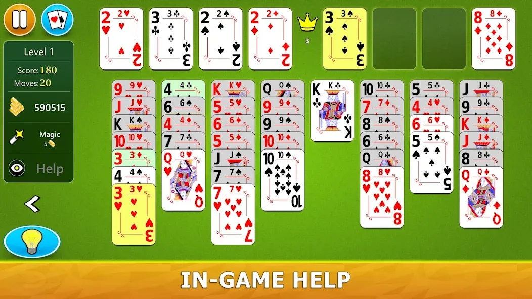 FreeCell Solitaire - Card Game [МОД: Бесконечные деньги, Монеты и Мега MOD] Screenshot 5