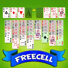 Скачать FreeCell Solitaire - Card Game [МОД: Бесконечные деньги, Монеты и Мега MOD] | Взлом FreeCell Solitaire - Card Game на Андроид
