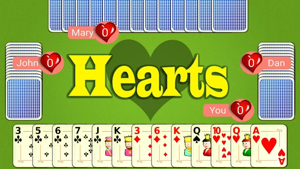 Hearts Mobile [МОД: Деньги, Монеты и Меню MOD] Screenshot 1