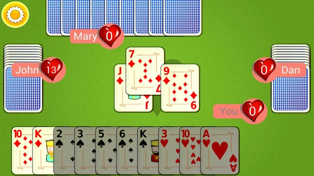 Hearts Mobile [МОД: Деньги, Монеты и Меню MOD] Screenshot 2