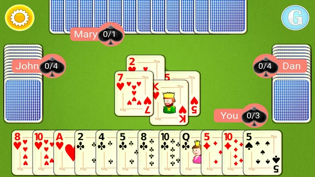 Spades Mobile [МОД: Деньги, Монеты и Меню MOD] Screenshot 3