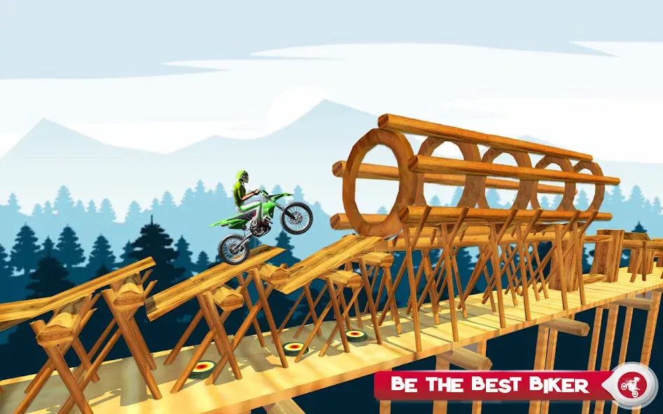 Motor Bike Stunt Racing Games (Мотор Байк Стант Гонки Игры) [МОД: Деньги, Монеты и Меню MOD] Screenshot 5