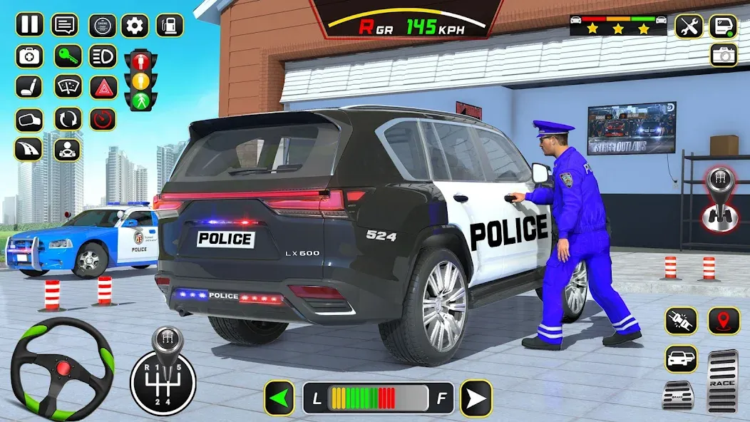 Police Car Driving School Game (Полицейская школа вождения автомобилей) [МОД: Деньги, Монеты и Меню MOD] Screenshot 2