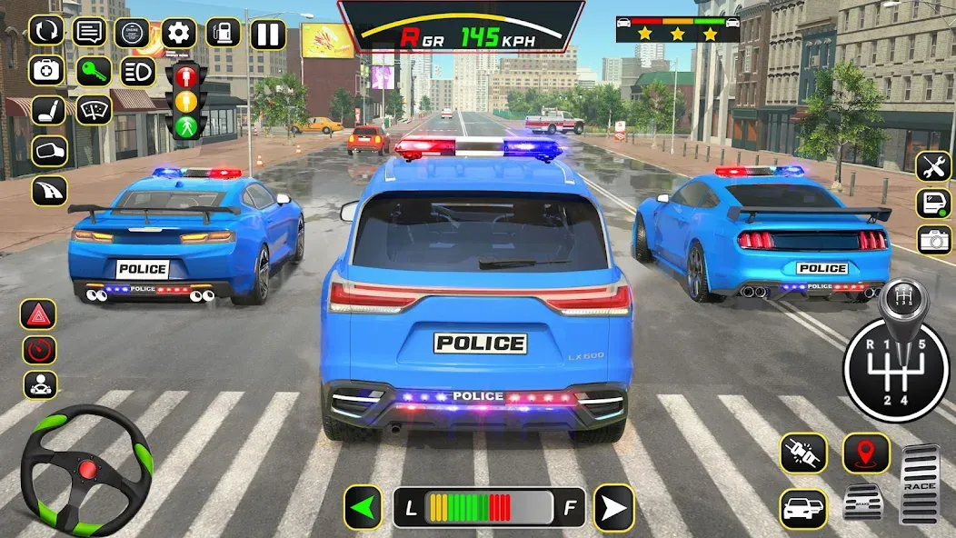 Police Car Driving School Game (Полицейская школа вождения автомобилей) [МОД: Деньги, Монеты и Меню MOD] Screenshot 4