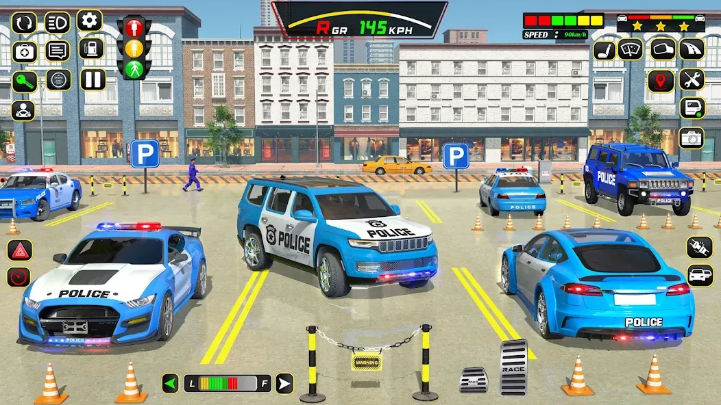 Police Car Driving School Game (Полицейская школа вождения автомобилей) [МОД: Деньги, Монеты и Меню MOD] Screenshot 5