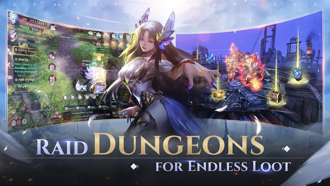 League of Angels: Chaos [МОД: Все открыто, Дополнительные деньги и Меню MOD] Screenshot 5