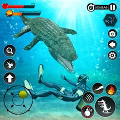 Скачать Hungry Animal Crocodile Games [МОД: Меню, Бесконечные монеты и Открытые уровни] | Взлом Hungry Animal Crocodile Games на Андроид