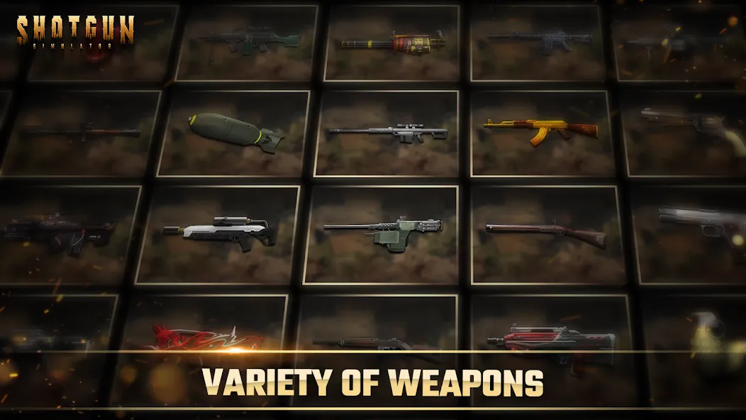 Shotgun Sounds Gun Simulator (Шотган звуки Пистолет симулятор) [МОД: Меню, Бесконечные монеты и Открытые уровни] Screenshot 4