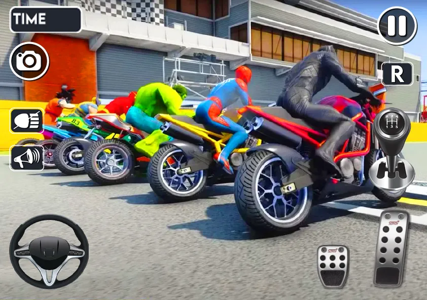 Spider Bike Stunt 3D Mega Ramp [МОД: Бесконечные деньги, Монеты и Мега MOD] Screenshot 5