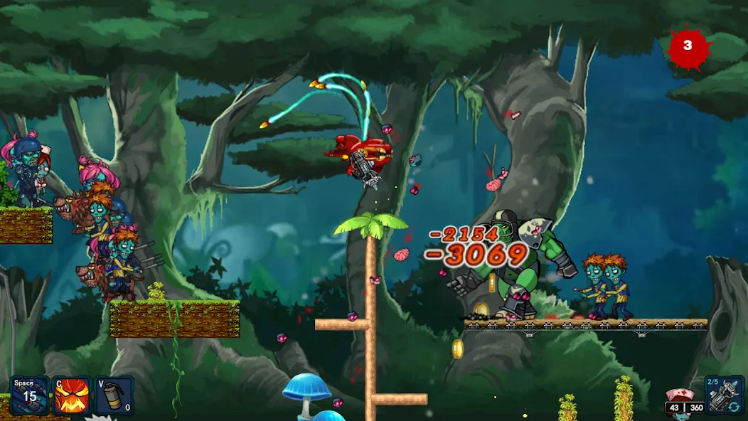 Zombie Killer: Doomsday Hero (Зомби Киллер) [МОД: Меню, Бесконечные монеты и Открытые уровни] Screenshot 1