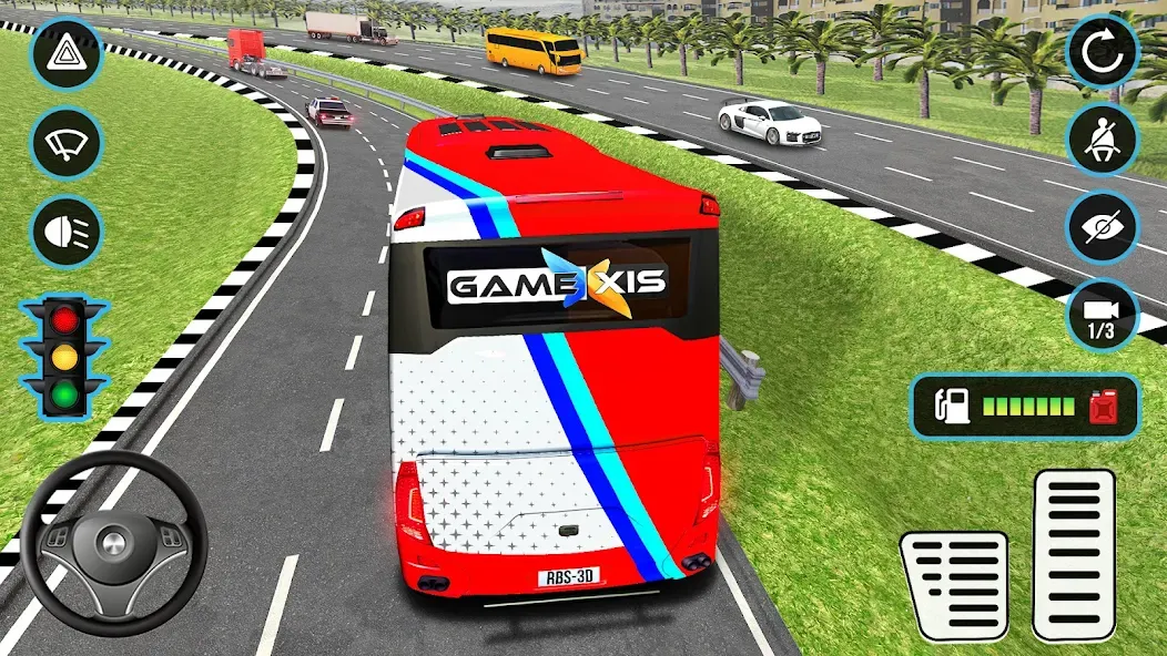 Real Bus Simulator: WW BusTour (Риал Бас Симулятор) [МОД: Все открыто, Дополнительные деньги и Меню MOD] Screenshot 1