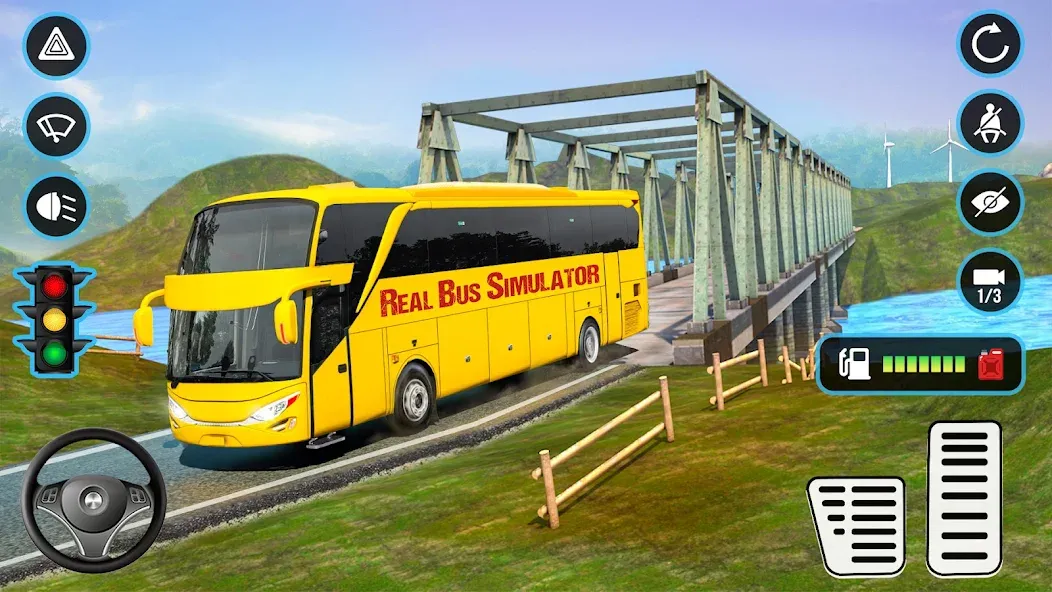 Real Bus Simulator: WW BusTour (Риал Бас Симулятор) [МОД: Все открыто, Дополнительные деньги и Меню MOD] Screenshot 2