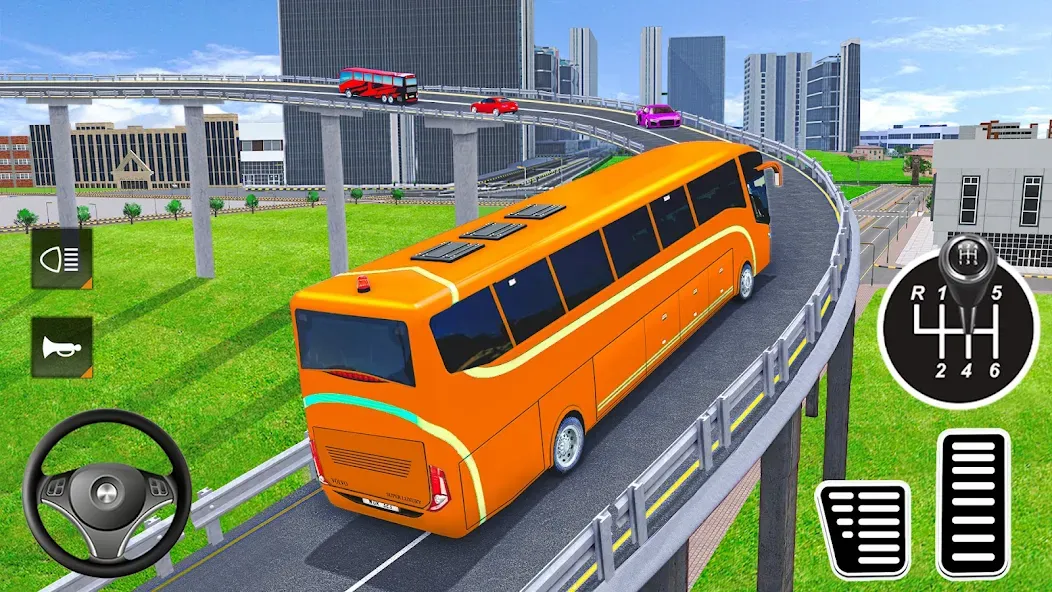 Real Bus Simulator: WW BusTour (Риал Бас Симулятор) [МОД: Все открыто, Дополнительные деньги и Меню MOD] Screenshot 4