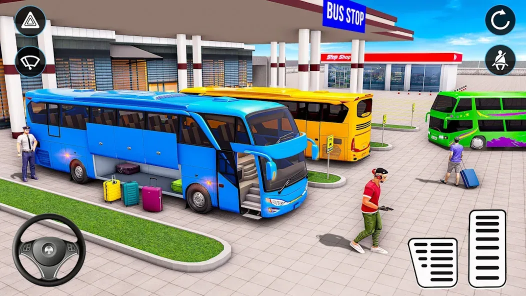 Real Bus Simulator: WW BusTour (Риал Бас Симулятор) [МОД: Все открыто, Дополнительные деньги и Меню MOD] Screenshot 5