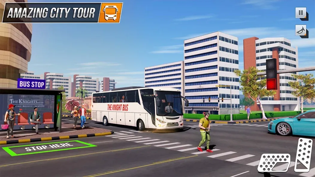 Modern Bus Simulator: Bus Game [МОД: Деньги, Монеты и Меню MOD] Screenshot 3