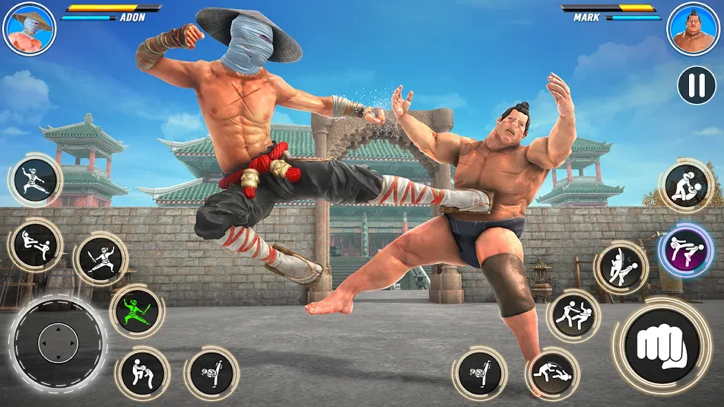 Kung Fu karate: Fighting Games [МОД: Много денег, Монет и Все открыто] Screenshot 4