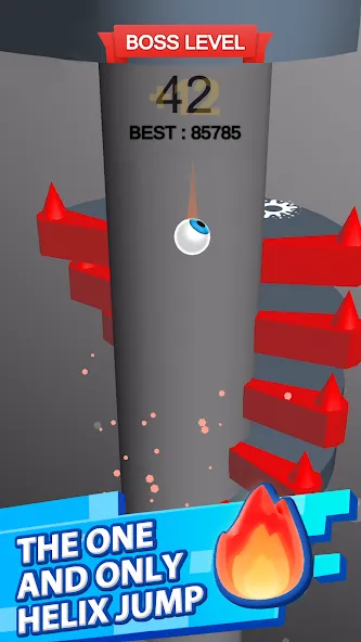Helix Jump (Хеликс Джамп) [МОД: Много денег, Монет и Все открыто] Screenshot 1