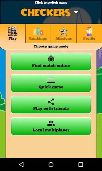 Checkers Online - Duel friends (Чеккерс Онлайн) [МОД: Деньги, Монеты и Меню MOD] Screenshot 3