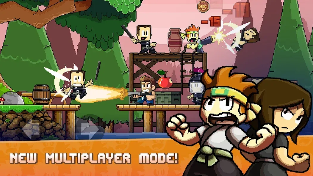 Dan the Man: Action Platformer (Дэн зе Мэн) [МОД: Много денег, Монет и Все открыто] Screenshot 4
